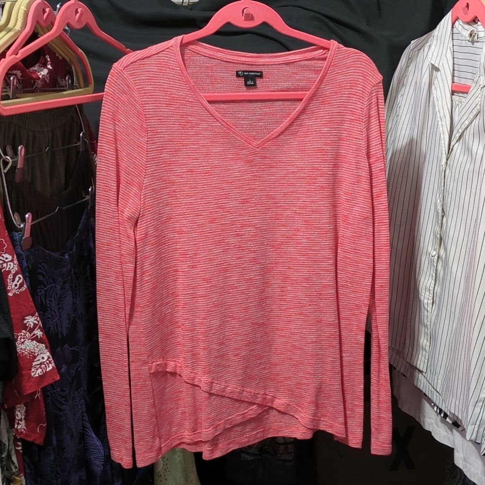 New Directions shear top asymmetrical hem large (InvW019)